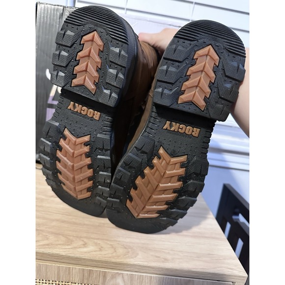 Rocky Rams Horn Boot Men's 8M Waterproof Metatarsal Composite Toe Western - Picture 6 of 7